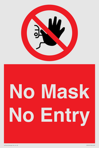 No Mask No Entry